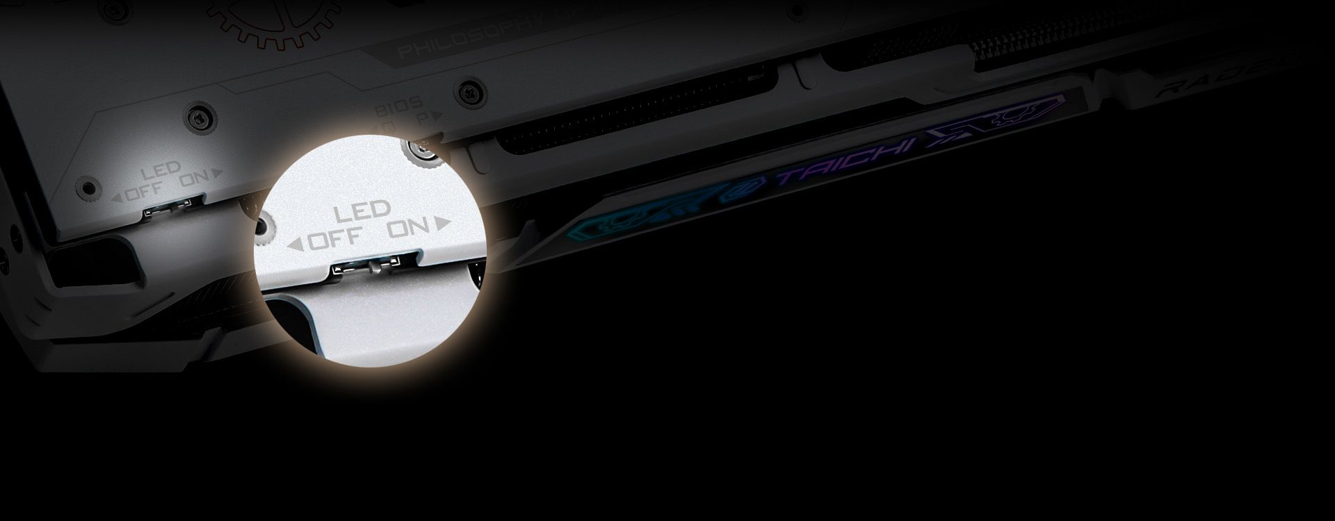 VGA LED On/Off Switch